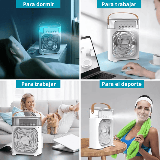 VENTILADOR PORTÁTIL CON AIRE FRÍO