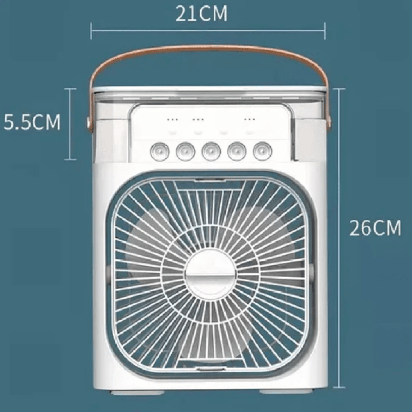 VENTILADOR PORTÁTIL CON AIRE FRÍO