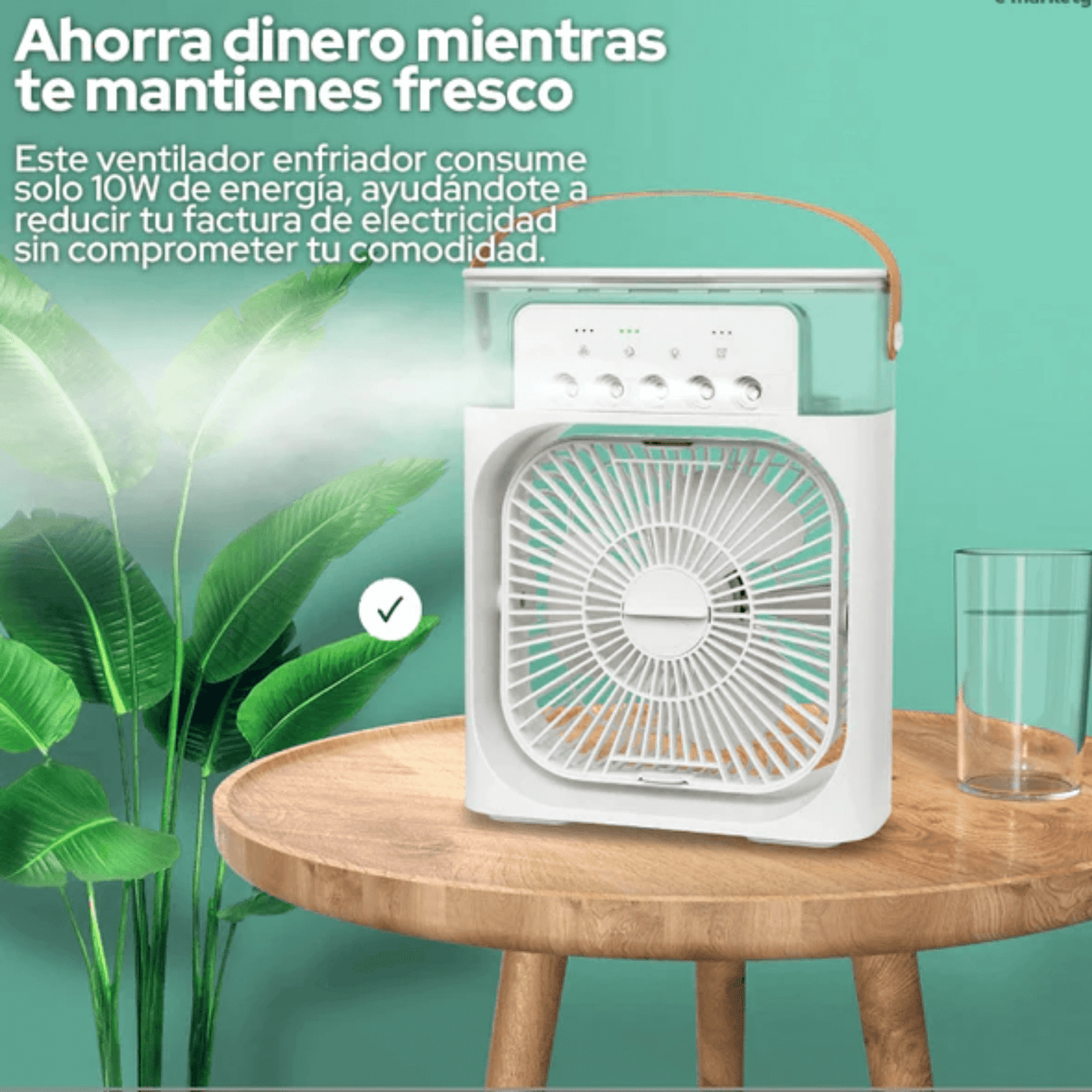 VENTILADOR PORTÁTIL CON AIRE FRÍO