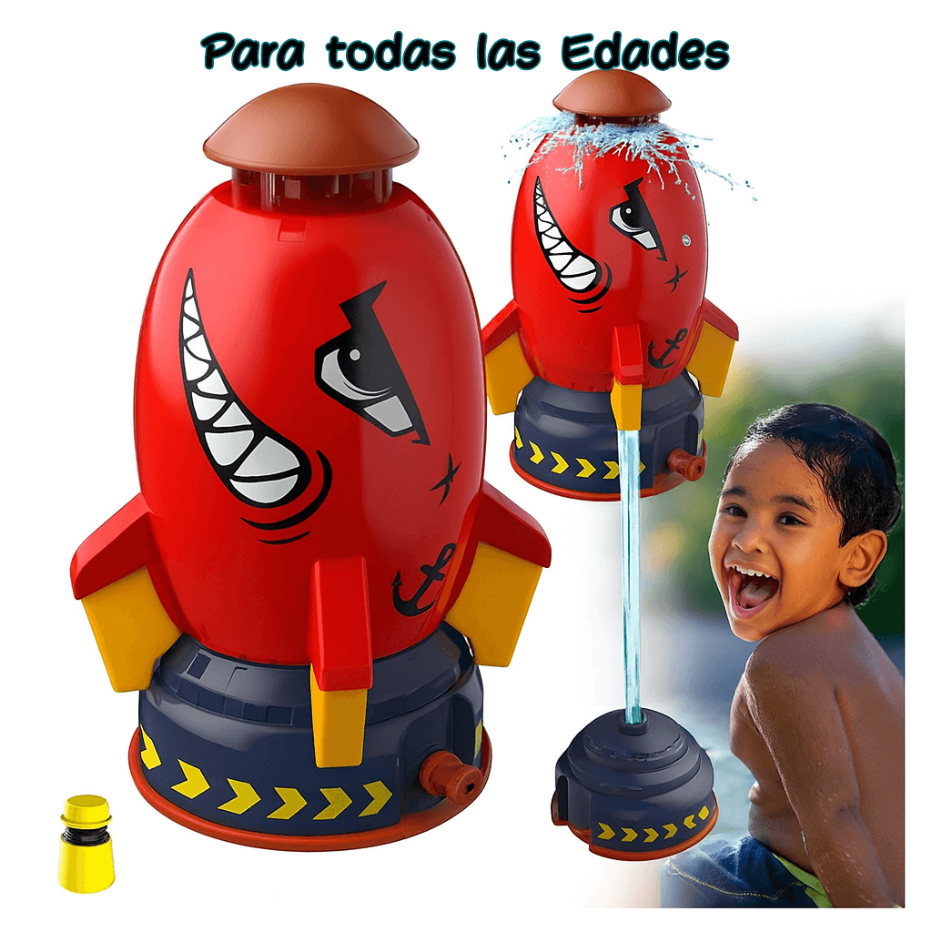 AquaRocket Go™ - Cohete Lanza Agua