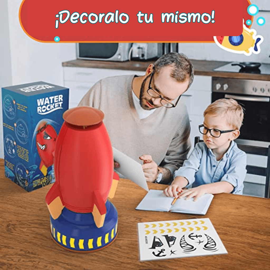 AquaRocket Go™ - Cohete Lanza Agua
