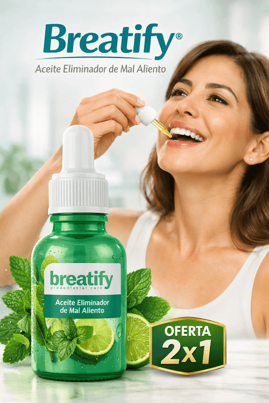 BREATIFY - Aceite Natural para tratar el Mal Aliento