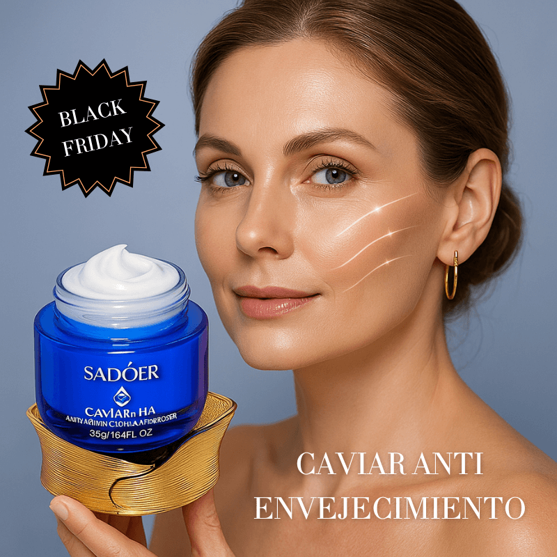 Crema Caviar Antiarrugas - Hidratación Profunda.