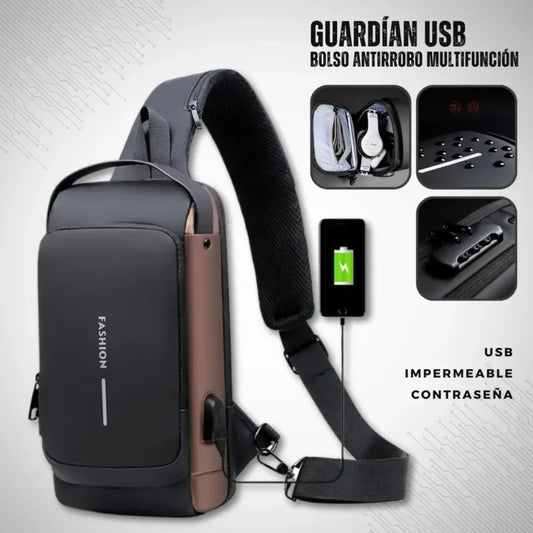 Bolso Antirrobo con Puerto USB